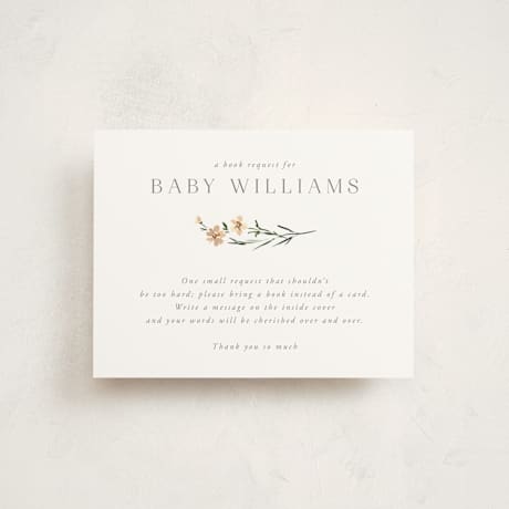 Baby Shower Insert Cards