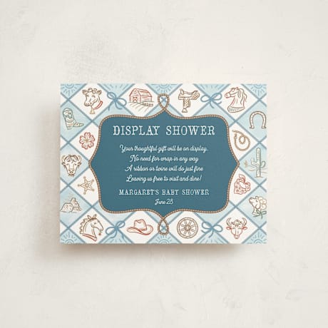 Baby Shower Insert Cards