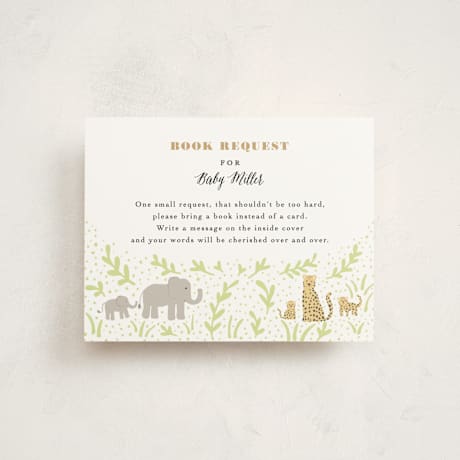 Baby Shower Insert Cards