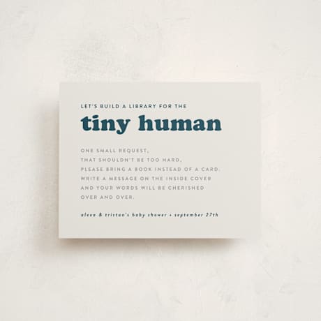 Baby Shower Insert Cards