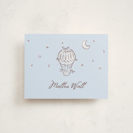 Flat Birth Announcement Thank You Cards