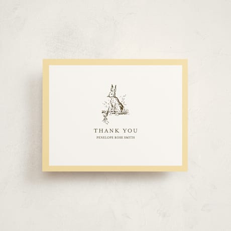 Flat Birth Announcement Thank You Cards