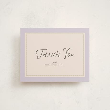 Flat Birth Announcement Thank You Cards