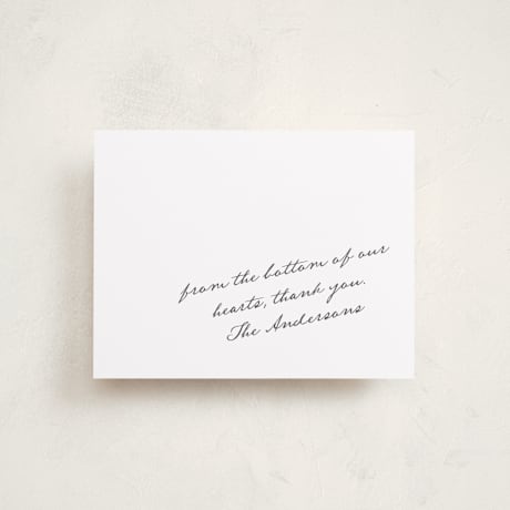 Flat Birth Announcement Thank You Cards