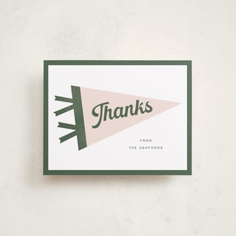 Flat Birth Announcement Thank You Cards