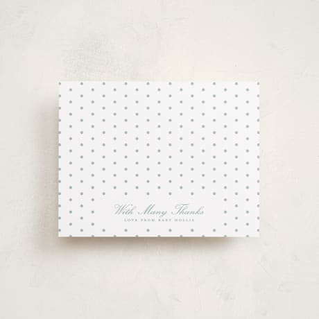 Flat Birth Announcement Thank You Cards