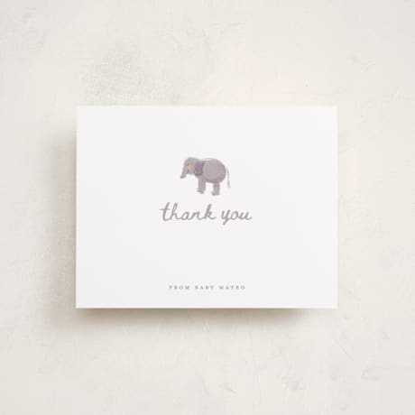 Flat Birth Announcement Thank You Cards
