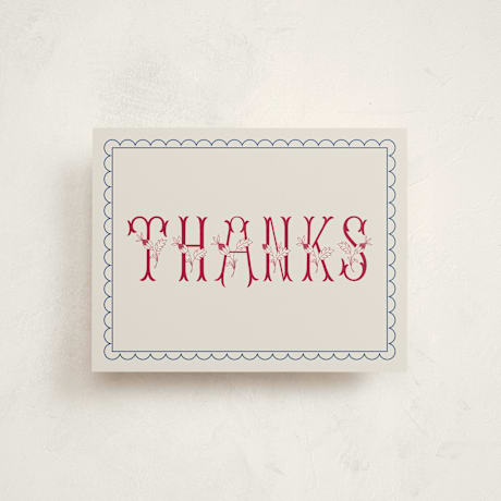 Flat Birth Announcement Thank You Cards