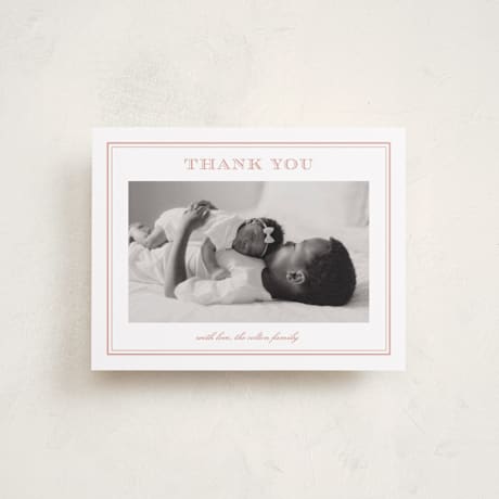 Flat Birth Announcement Thank You Cards