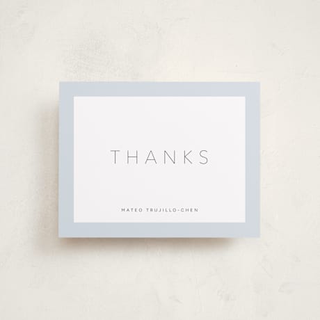 Flat Birth Announcement Thank You Cards