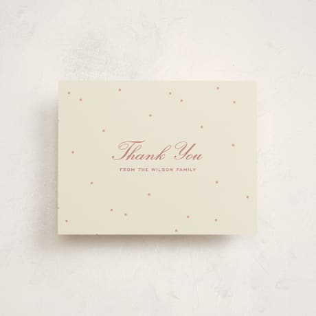 Flat Birth Announcement Thank You Cards