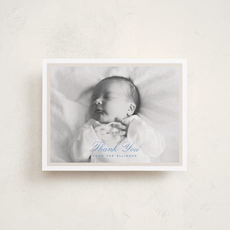 Flat Birth Announcement Thank You Cards
