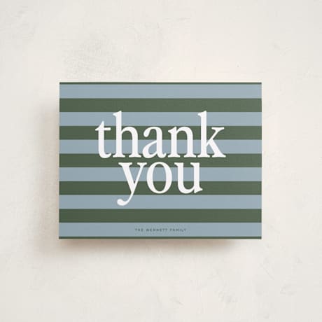 Flat Birth Announcement Thank You Cards