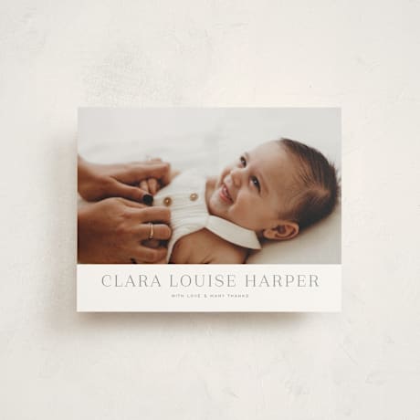 Birth Announcement Thank You Cards