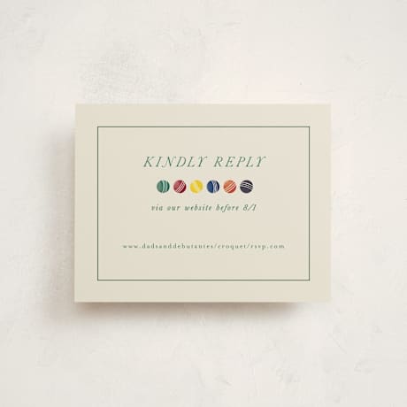 Debutante Party Enclosure Cards