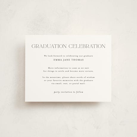 Graduation Insert Cards
