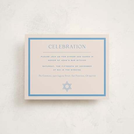 Mitzvah Reception Cards