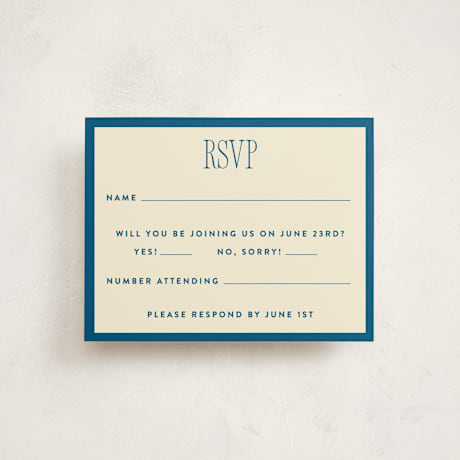 Mitzvah RSVP Cards