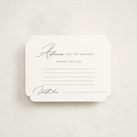 Graduation Insert Cards