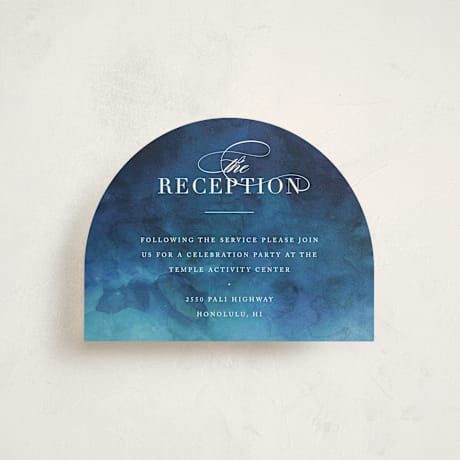 Mitzvah Reception Cards