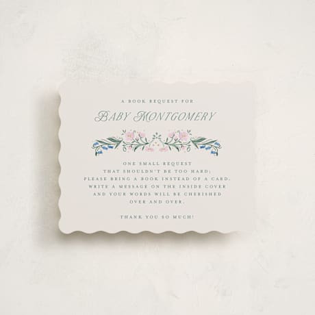 Baby Shower Insert Cards