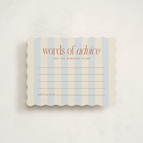 Baby Shower Insert Cards