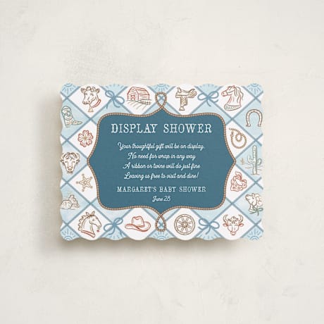 Baby Shower Insert Cards