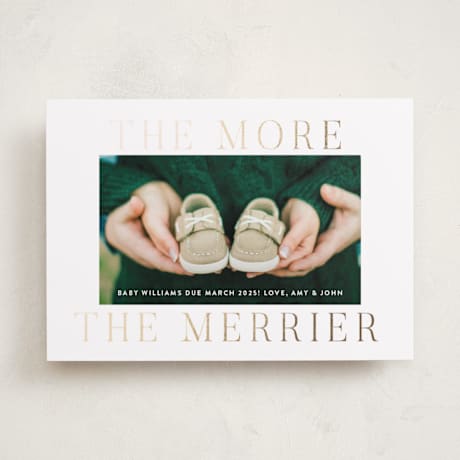 Foil-Pressed Birth Announcements