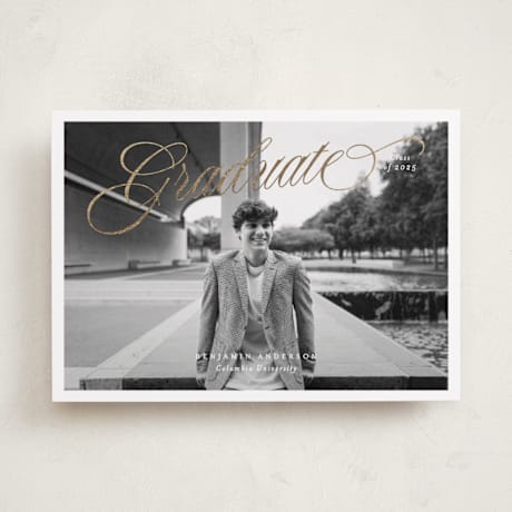 Foil-Pressed Graduation Announcements