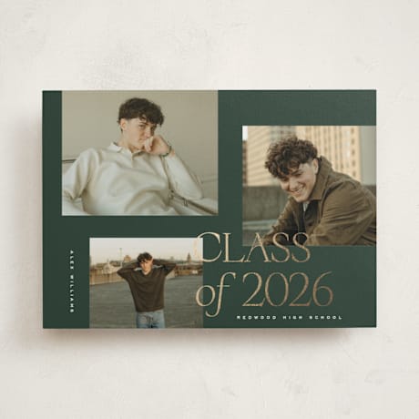 Foil-Pressed Graduation Announcements