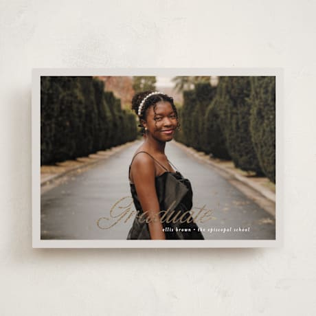 Foil-Pressed Graduation Announcements