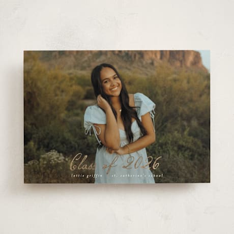 Foil-Pressed Graduation Announcements