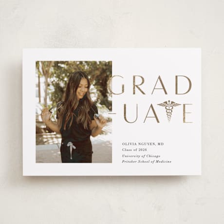 Foil-Pressed Graduation Announcements