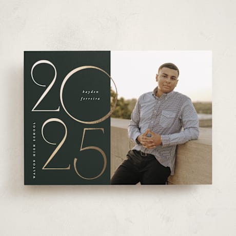 Foil-Pressed Graduation Announcements