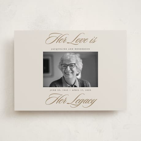 Memorial Cards