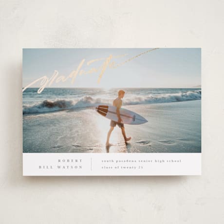 Foil-Pressed Graduation Announcements