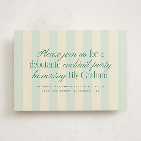 Debutante Party Invitations