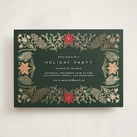 Foil-pressed Party Invitation