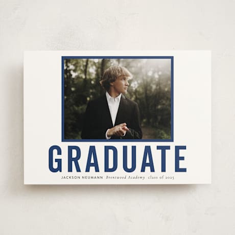 Graduation Announcement Photo Mount Cards