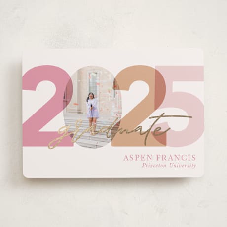 Foil-Pressed Graduation Announcements