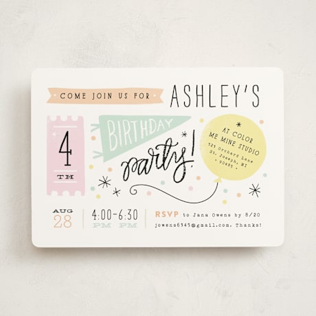 Children's Birthday Party Invitations