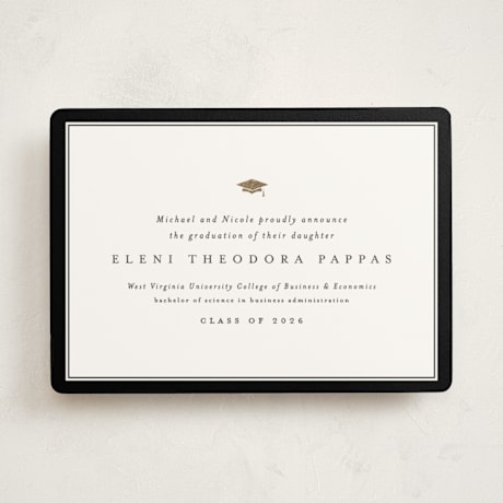 Foil-Pressed Graduation Announcements