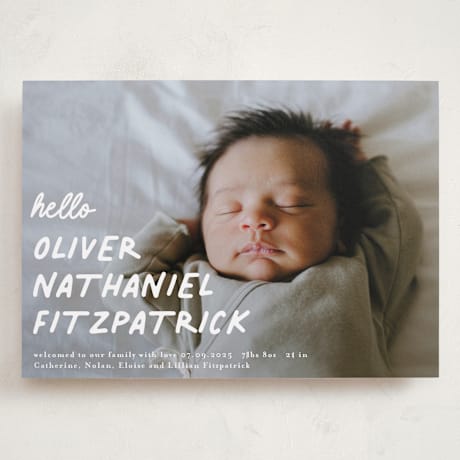 Grand Birth Announcements