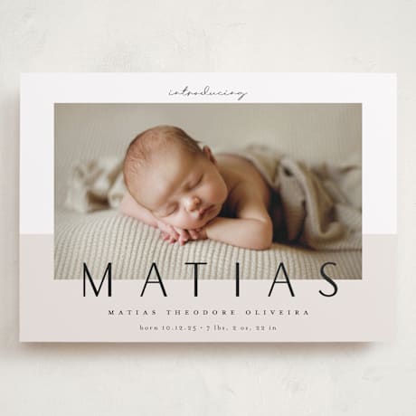 Grand Birth Announcements