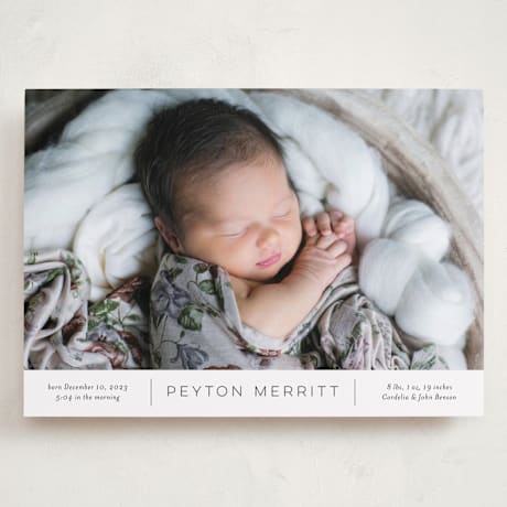 Grand Birth Announcements