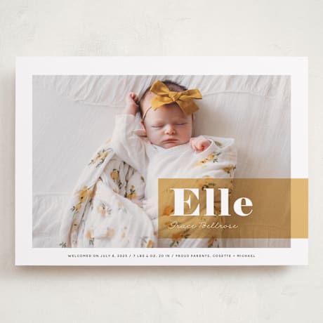 Grand Birth Announcements