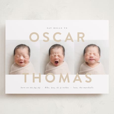 Grand Birth Announcements