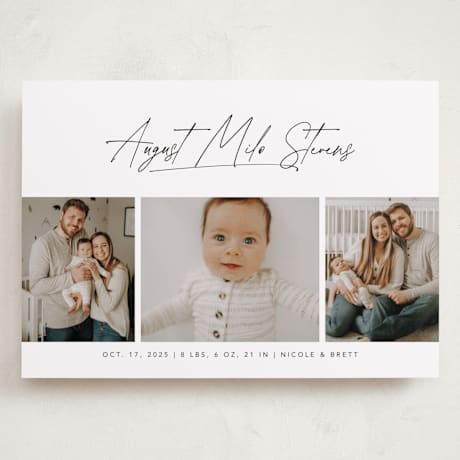 Grand Birth Announcements