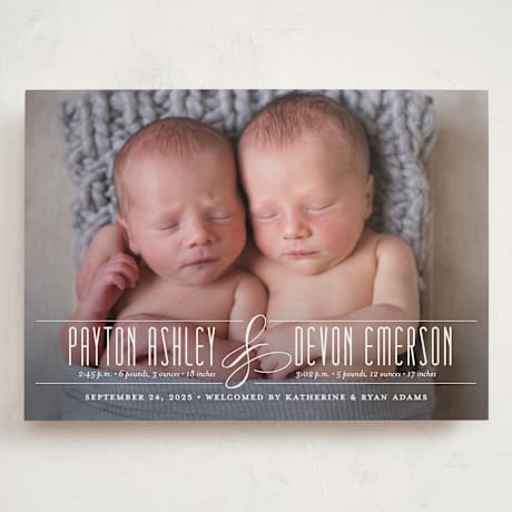 Grand Birth Announcements