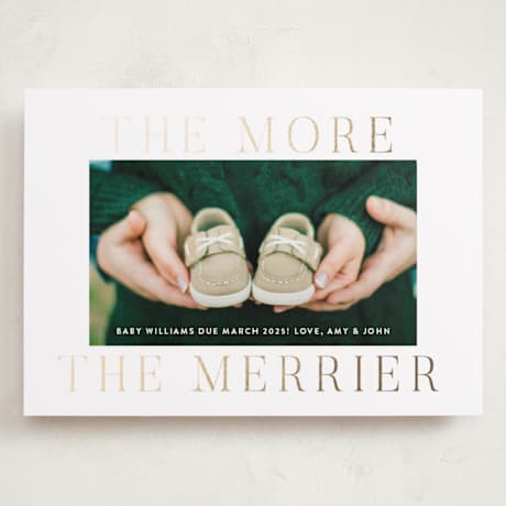 Foil-Pressed Grand Birth Announcements